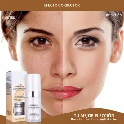 🔥 Base Inteligente para Piel Madura que Cambia de Color