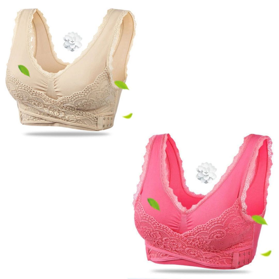 Corpiño con Sujeción y Cierre Lateral - MaxxConfort (COMPRE 1 RECIBA 2)