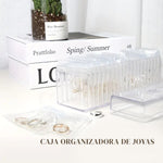 Organizador de Joyas Acrílico – ¡Llevate el set completo con 20 piezas!
