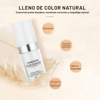 🔥 Base Inteligente para Piel Madura que Cambia de Color