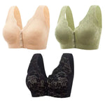 Pack de 3 - Corpiño Valentina con Broche Frontal