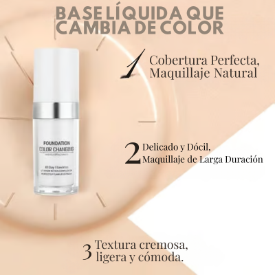 🔥 Base Inteligente para Piel Madura que Cambia de Color
