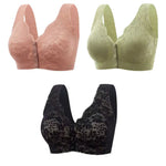 Pack de 3 - Corpiño Valentina con Broche Frontal