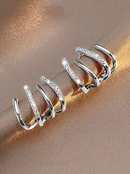 LANZAMIENTO | Aros Cuatro Puntas - Bañados en Oro 18k + ENVÍO GRATIS