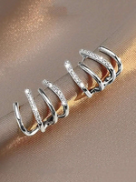 LANZAMIENTO | Aros Cuatro Puntas - Bañados en Oro 18k + ENVÍO GRATIS