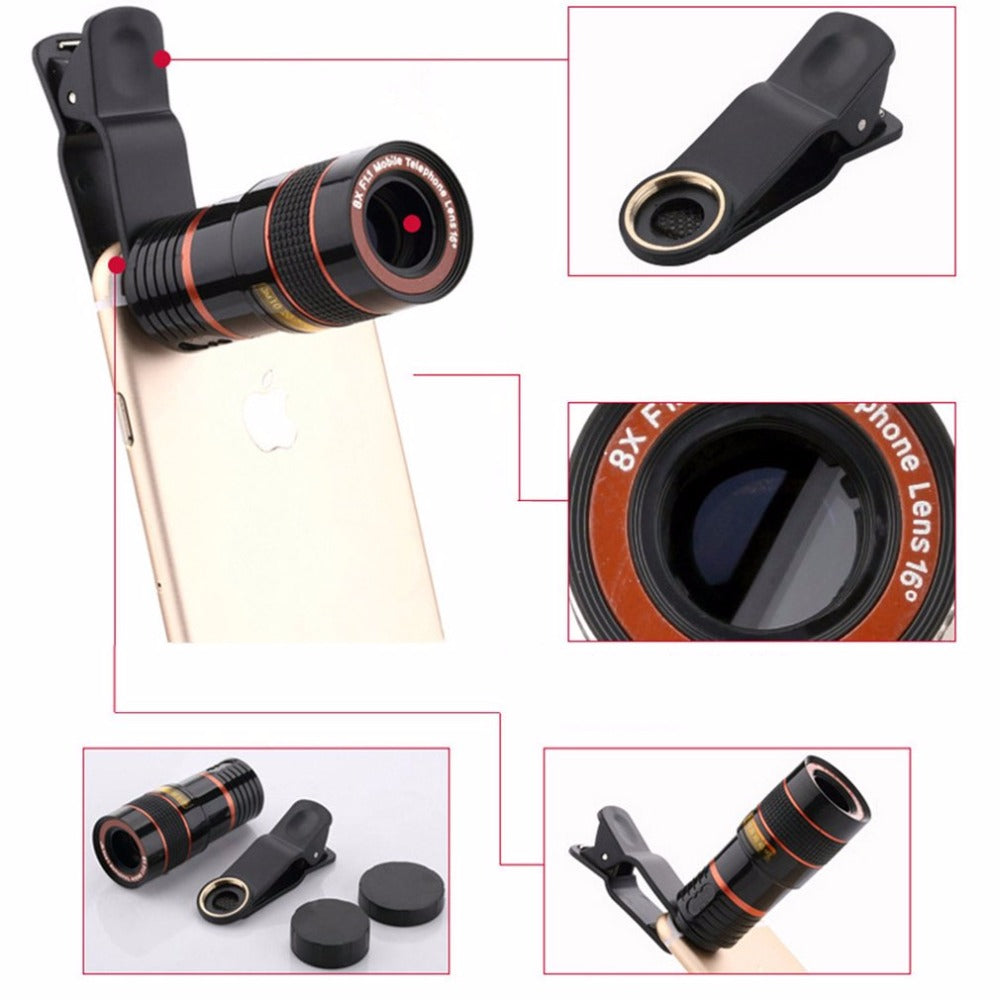📸 HighEnd™ ZoomLens Pro Edition ✨ - Convertí tu celular en una cámara con súper zoom!