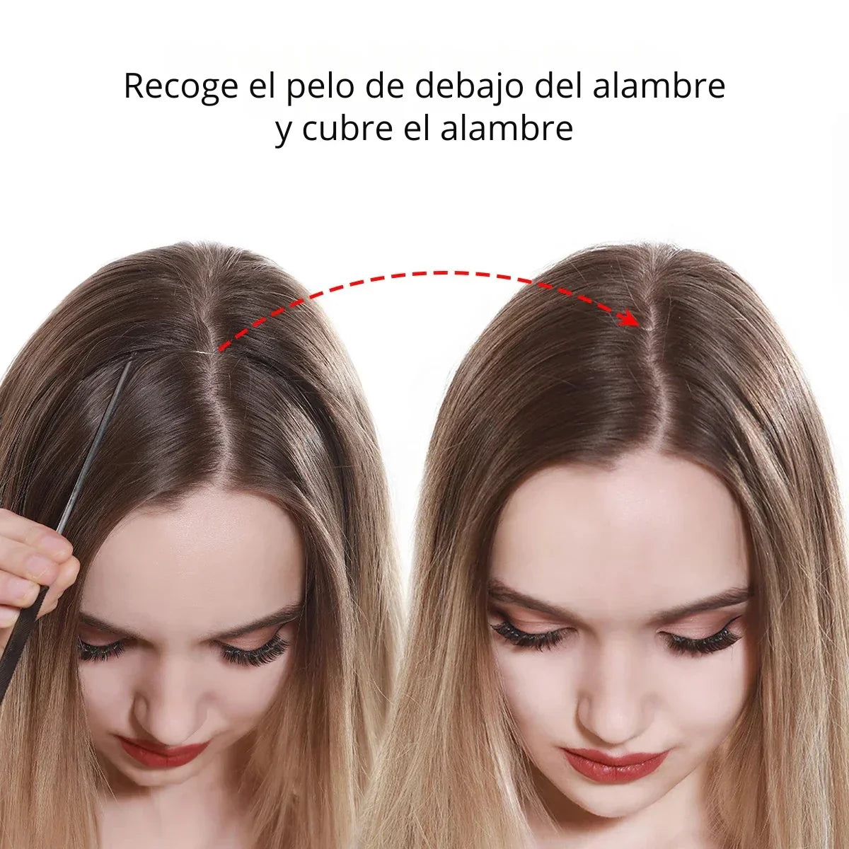 Natural y Elegante: Extensiones Halo Premium
