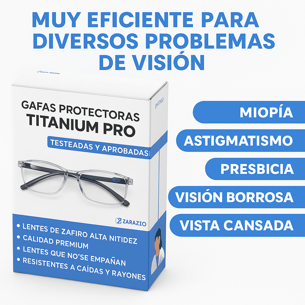 Gafas Protectoras Titanium Pro - [COMPRA 1 Y LLÉVATE 2]