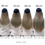 Natural y Elegante: Extensiones Halo Premium