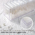 Organizador de Joyas Acrílico – ¡Llevate el set completo con 20 piezas!