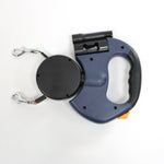 Correa Doble para Perros con Giratorio Antienredos y Luz LED