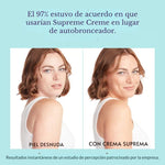 Supreme Crème™ - Hidratante, Corrector y Cobertura todo en uno 💧✨ Liviano y Resistente al agua