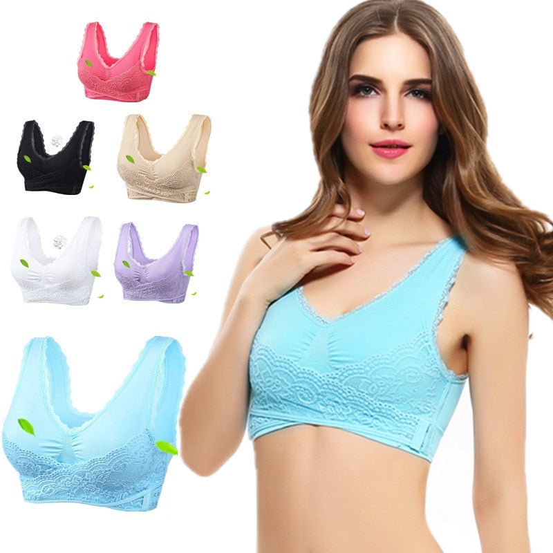 Corpiño con Sujeción y Cierre Lateral - MaxxConfort (COMPRE 1 RECIBA 2)