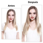 Natural y Elegante: Extensiones Halo Premium