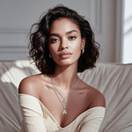 [49% OFF] Pack x2 - Collares con Dije de Inicial